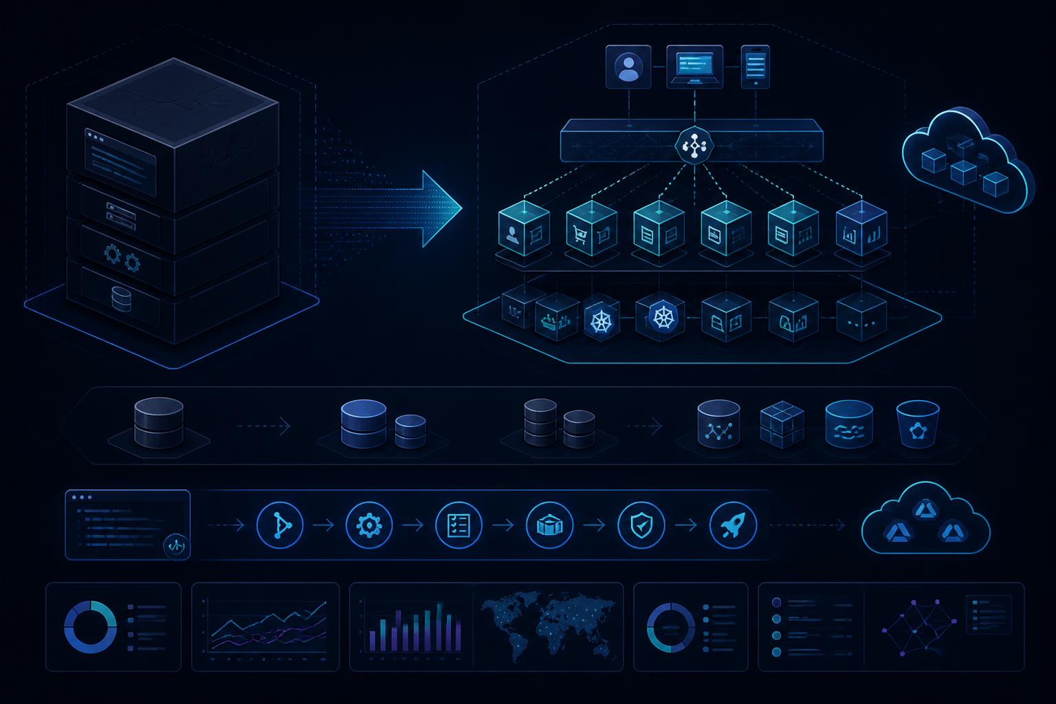 Legacy to modern platform transformation — architecture, cloud migration and DevOps modernization